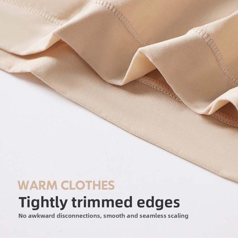 Tops and Pants Set Thermal Underwear Round Neck Warmth Long Pants Women Thermal Clothes  Undershirt