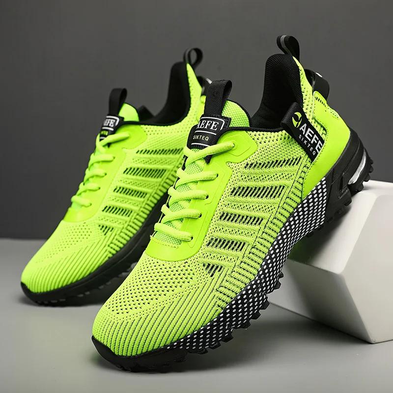 Fashion Breathable Outdoor Sports Shoe Lightweight Sneakers for Men Comfortable Athletic Training Footwear New 2024 Men Running Shoes