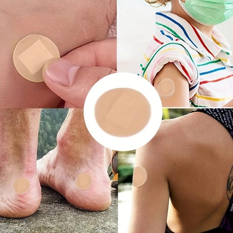 40/100Pcs Vaccine Patches Sterile Hemostatic Patch First Aid Waterproof Wound Healing Adhesive Round Bandage Wound Plaster