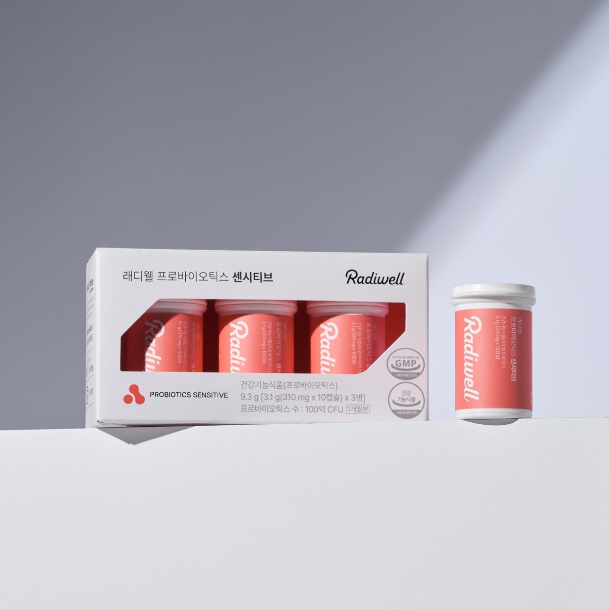 

Radiwell Пробіотики Чутливі 10 капсул*3 флакони (30-денний запас) Sensitive 1 month supply