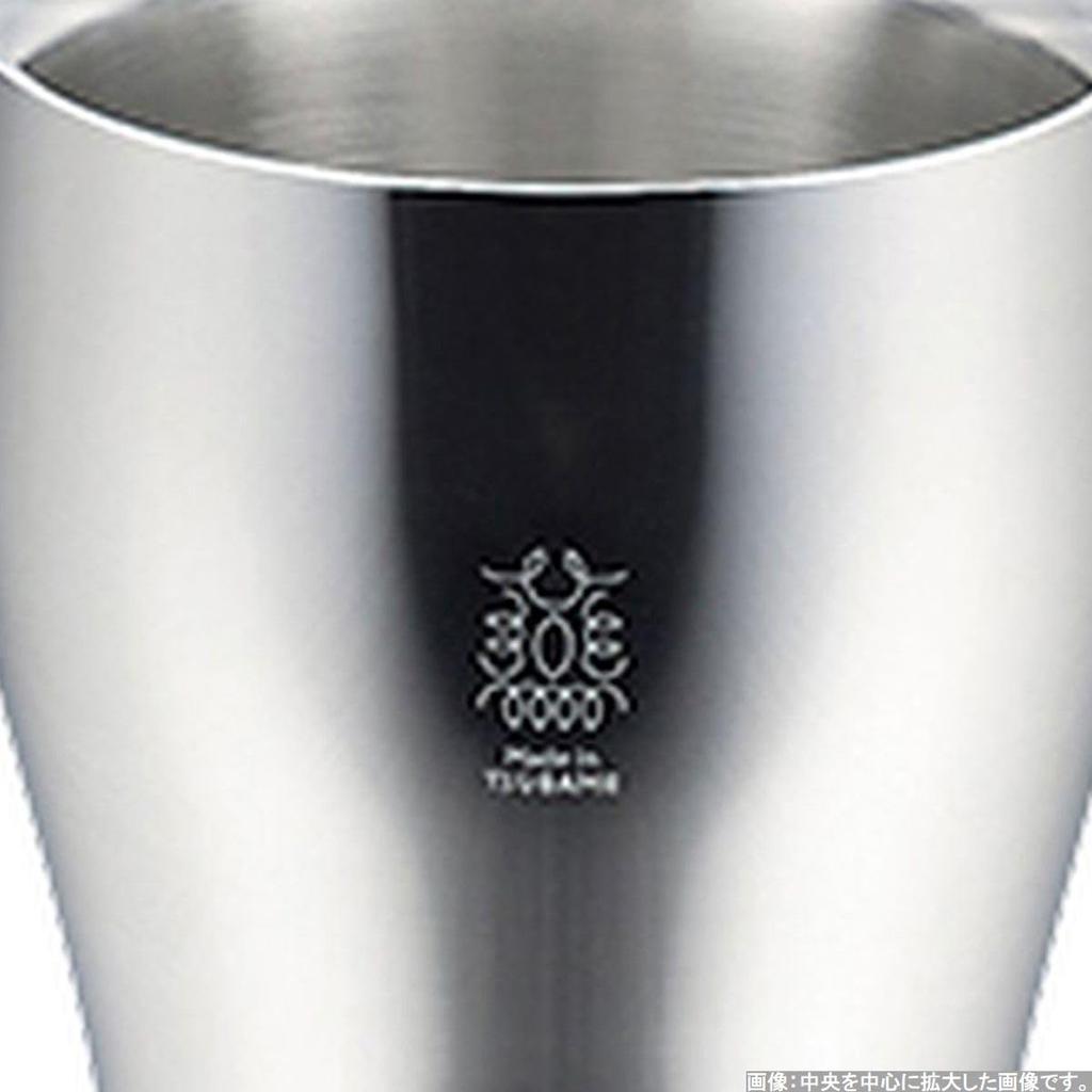 Tumbler Stainless Steel W Structure 300ml Made in Japan Eco Bag Made in J-kitchens 18-8 (Mirror Finish) (Includes Vietnam)