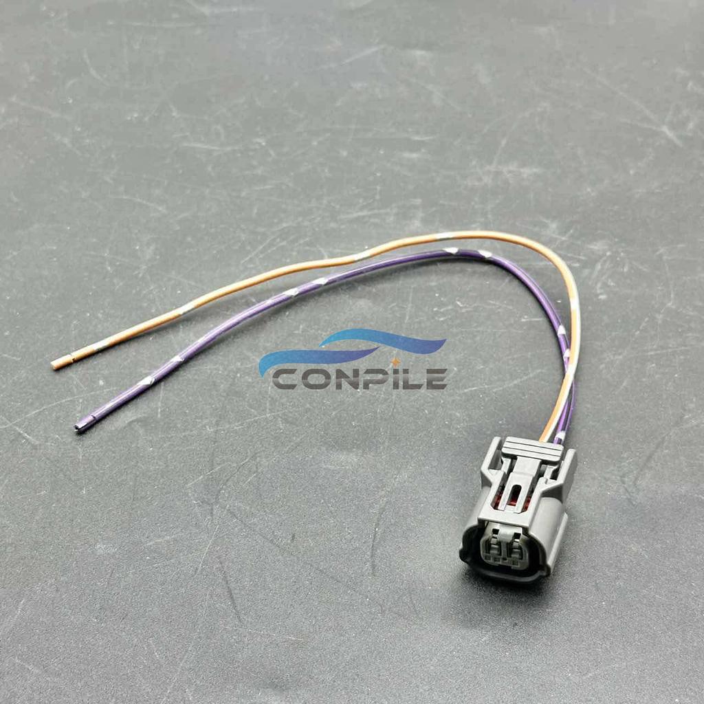1pc for Honda Accord Fit Odyssey Civic 2PIN Hole with Wire Sensor Headlight Taillight Harness Plug Connector