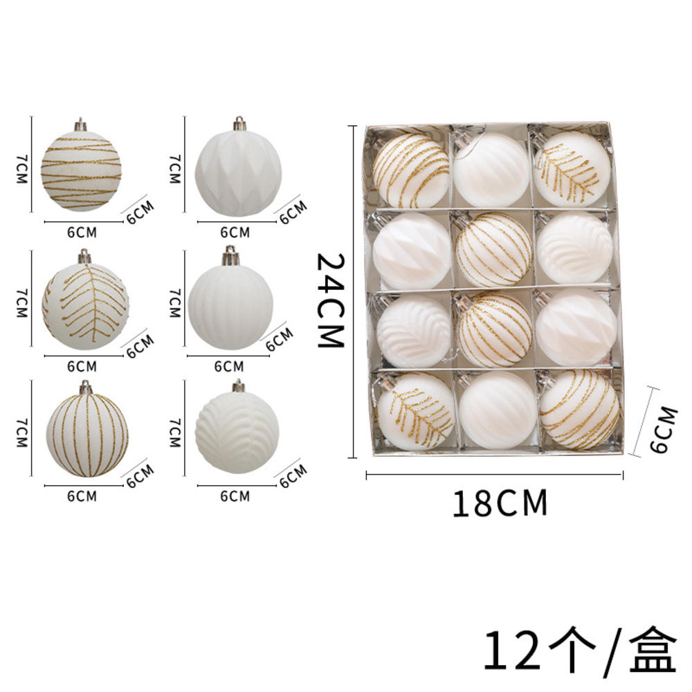 Xmas Decorations Boxed Packaging Christmas Ornaments Festive Balls 16pcs Set Tree Decorations For Home Decoration New Year
