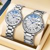 Top Brand Couple Calendar Steel Belt Waterproof Luminous Classic Men's Watch