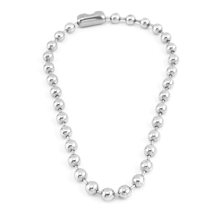 

Niche Collarbone Chain Temperament Simple Cold Wind 7.5mm Ball Bead Necklace 1