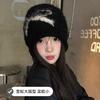 Autumn and Winter Cold Hat Women's Bows Piled Up Knitted Hat Warm and Cold-proof Ear Protection Bag Head Shows a Small and Advanced Sense of Face