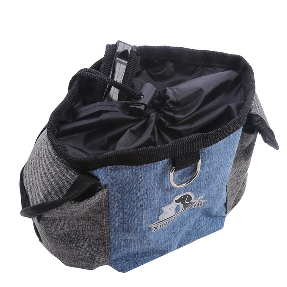 Oxford Dog Treat Bag Large Capacity Dog Snack Bag Durable Dog Training Pouch  Training Walking Dogs