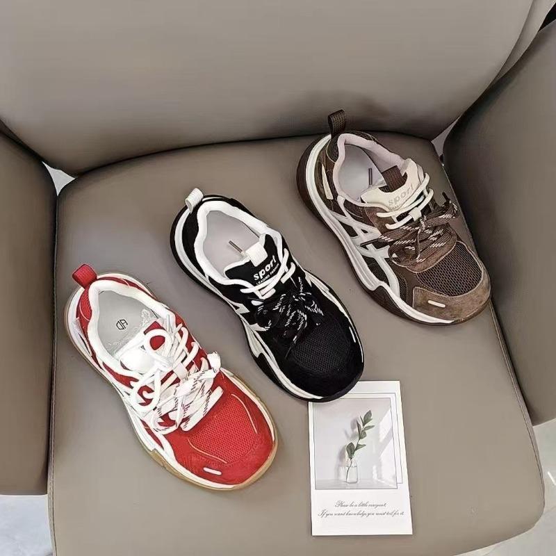 Fashion Versatile Casual Shoes for Women's Autumn New Thick Soles Increase Sports Temperament