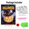 Halloween pearl painting handmade diy art pumpkin pearl home decoration painting