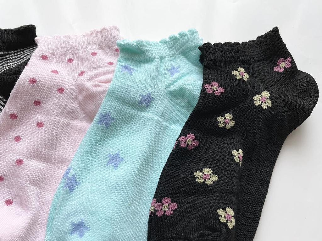 Conjunto de zapatillas de algodón de longitud corta. Puede elegir calcetines hasta el tobillo para mujer, calcetines, mezcla, elegantes, 10 pares. (tu patrón)