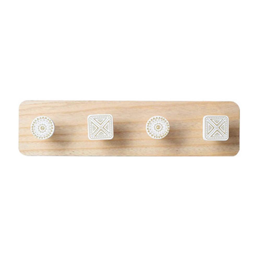3/4/5 Wall Hanger Rack Coat Style Storage Hooks Mounted Home  Decor