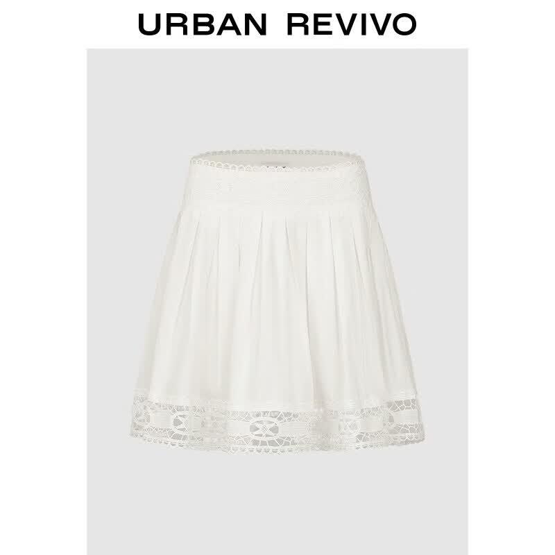 UR2026 Women s Embroidered Lace Skirt XXS