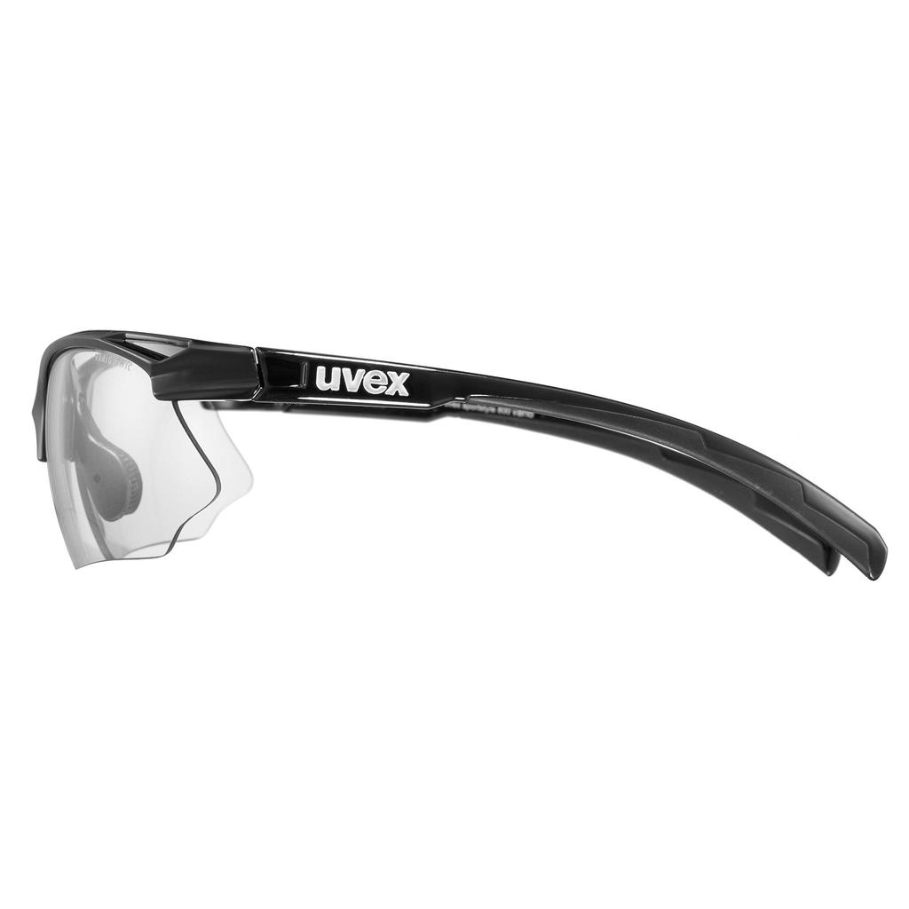 Photochromic Sports Sunglasses for Road UV Sportstyle 802 V Black [Uvex] Cycling, Bikes, Running, Anti-Fog, Protection,