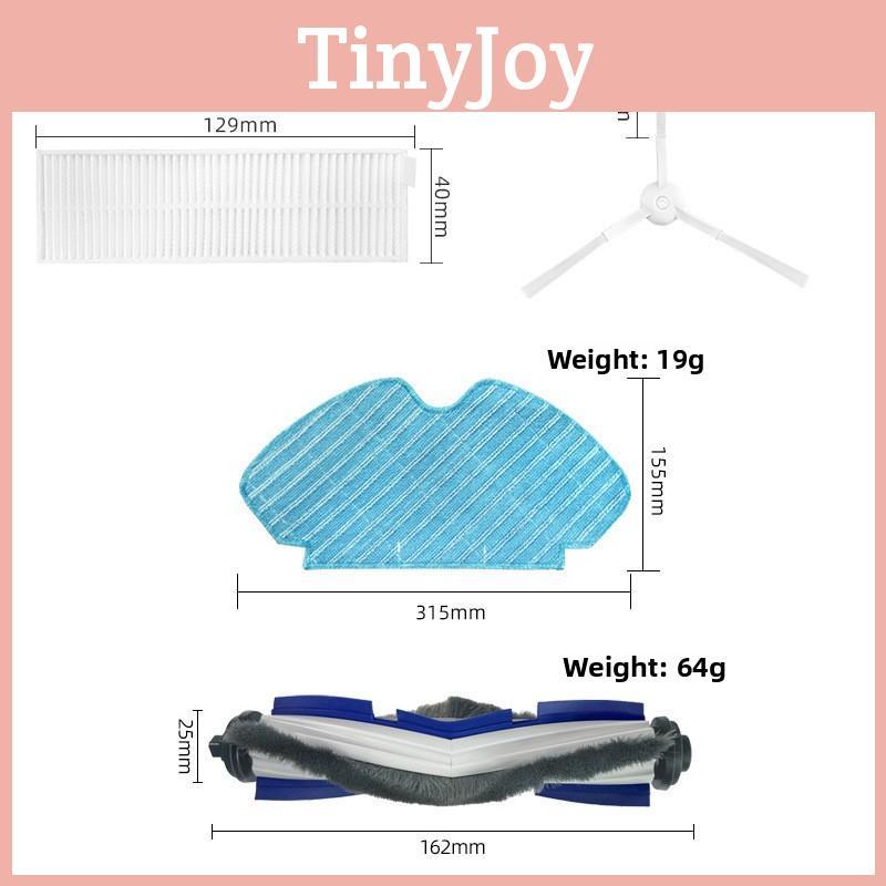 For Explorer Serie60 Replacement Brushes And Filters With Dust Bag For Tefal Vacuum For Home Applications