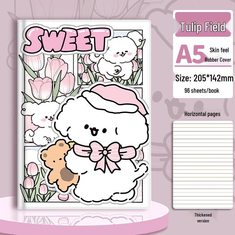 A5 Cute Thickened Soft Cover Notebook for Students