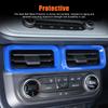 Blue ABS Center Console Air Outlet Frame Trim Cover for Ford Maverick +