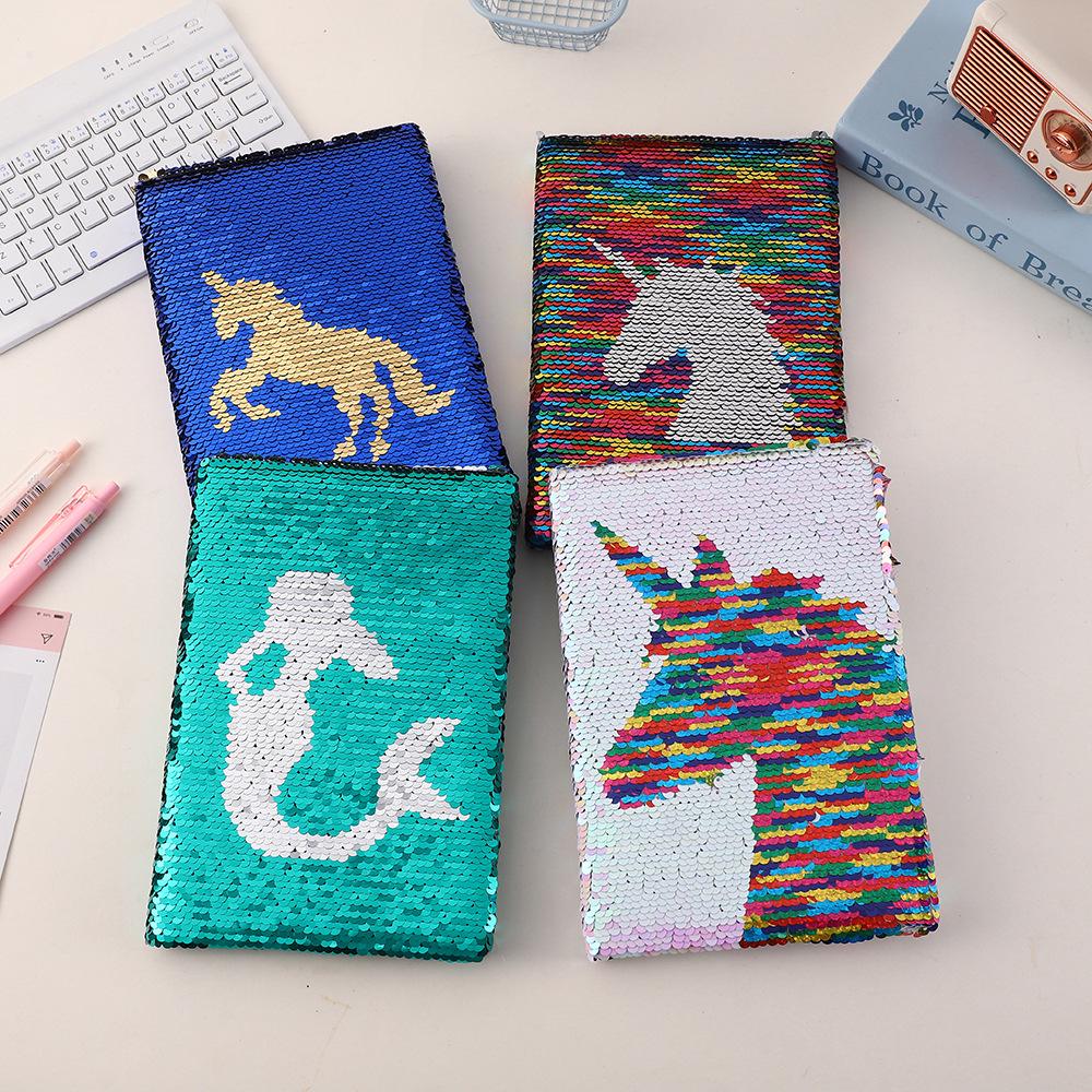 Enchanting Sequin Style Notebook: Exquisite Patterns for DIY Journaling & Student Notes