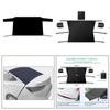 Generic Car Windscreen Snow Cover Easy to Install Multifunctional Windshield Cover for Ice and Snow for Truck Car SUV Van