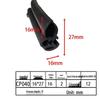 Customizable EPDM U-Shaped Rubber Sealing Strip for Electrical Cabinets and Car Doors