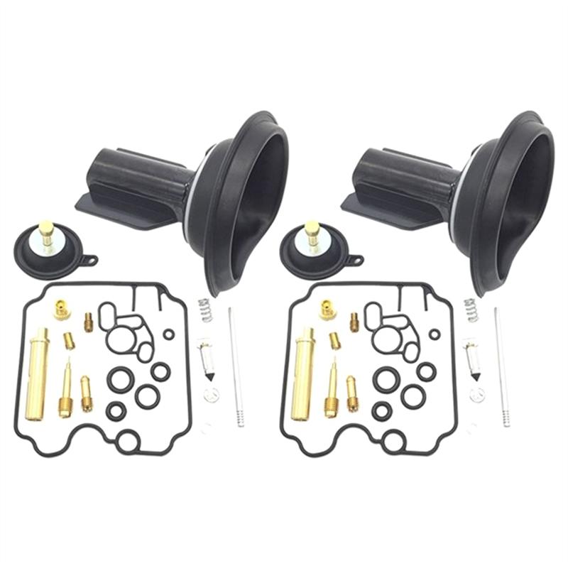 2 Комплекта Ремкомплект Карбюратора Мотоцикла Комплект для Переборки Карбюратора Для TDM850 XTZ750 Virago 1100 XV1100