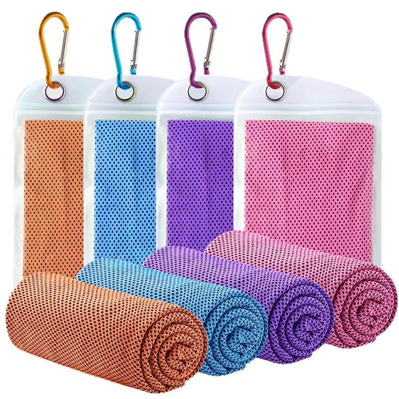 Microfiber Cooling Towel Super Absorbent Quick Dry Ice Cold Towel for Football Basketball Training Sports