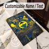 Crystal Velvet Rug Fenerbahçe FC Print Custom Name Text Floor Mat Home Decor