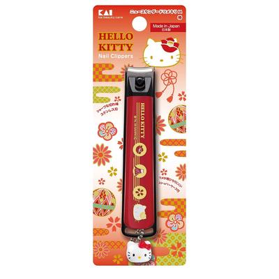 Kai KAI Kitty Japanese Style New Standard M Camellia Curved Blade Nail Clipper Made In Japan KK2534