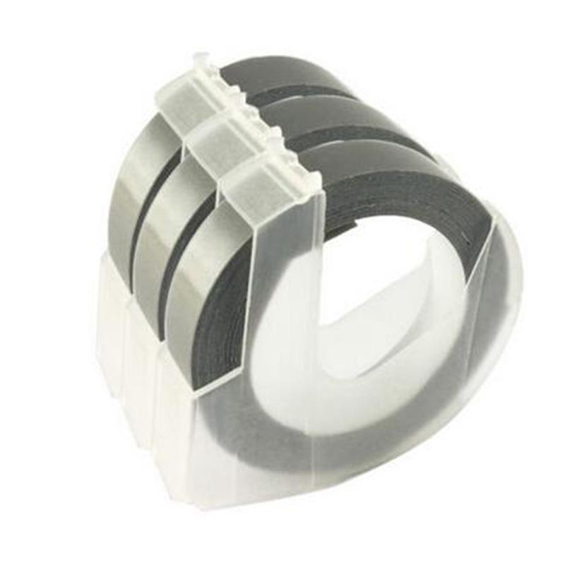 3D Embossed Label Tape Manual PVC Refill Maker DYMO MOTEX Multi Colors UK Stock