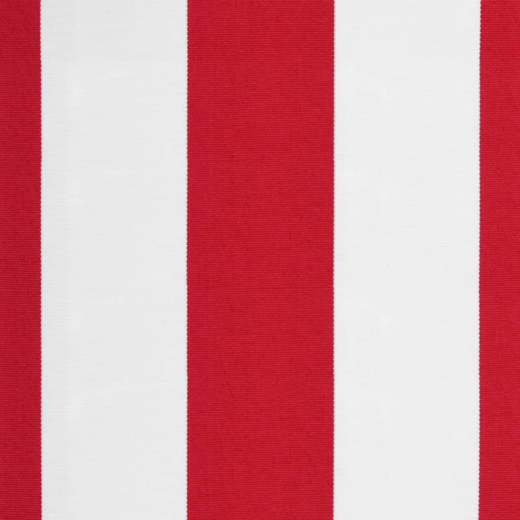 Awning Valance Red and White Striped 4 m