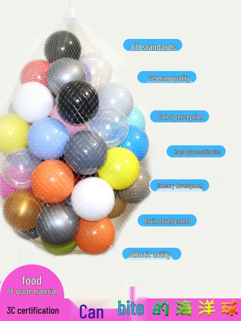 Macaron Inflatable Ball Pit with Bobo Balls for Kids