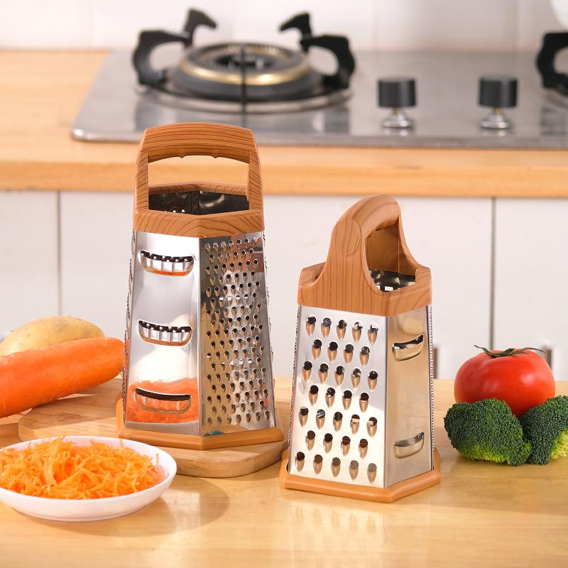 1Pc Fruit And Vegetable Grater Six-Sided Combination Planer Multifunctional Vegetable Cutter Radish Shredded Potato Shreds