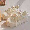Summer Women's Shoes Breathable Little White Shoes Mesh Mesh Shoes 2025 Popular with Skirts Shoes Versatile Platform Sports Board Shoes