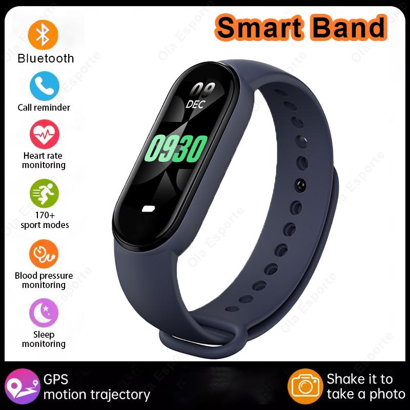 M6 Smart Band IP67 Waterproof Sport Watch Men and Woman Blood Pressure Heart Rate Monitor Fitness Smart Bracelet For Android Ios