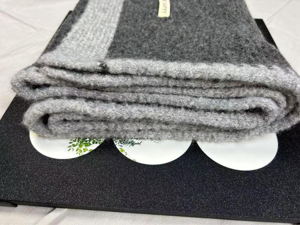 Korean Style High-End Wool-Blend Soft Knit Scarf: Warm, Versatile Autumn/Winter Snood for Women and Students