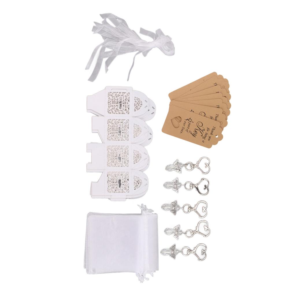 24 ks Andělských přívěsků na klíče jako pozornost pro hosty Roztomilý andělský dárek pro hosty Miminko Dárky na svatební hostinu