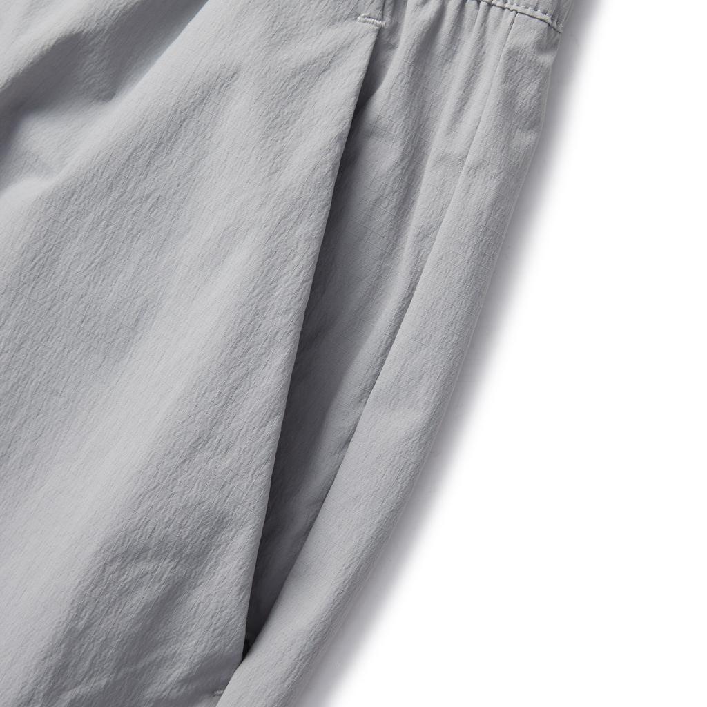 Li Ning Wade Series Casual Simple Solid Color Straight Loose Knit Sports Pants Men Pants Geological-Gray AKXV017-2