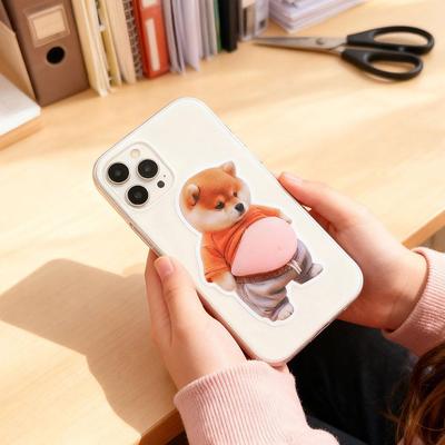3D Cute Puppy Sticker Squeezeable Shiba Inu Phone Case Decoration Children's Birthday Party Favor Festival Supplies
