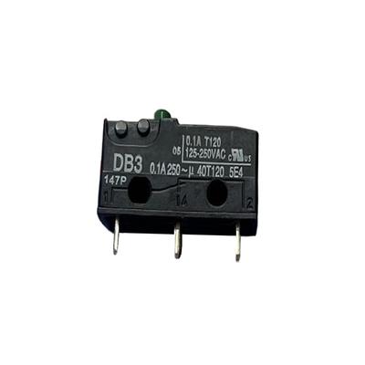 1PCS DB3 Gold Contact 0.1A 250V Microswitch Travel Limit Button Switch 3-Pin Microswitch