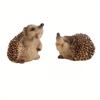 1pc PVC Solid Simulation Hedgehog Wild Animal Model Small Hedgehog Ornaments Home Decor