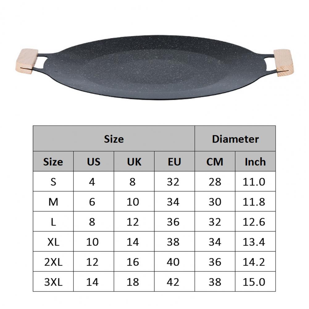 Padella Griglia BBQ Stile Coreano 28-38cm Per Piano Cottura Grande Campeggio Cottura Frittura Ghisa Piastra Multiuso Accessori Cucina