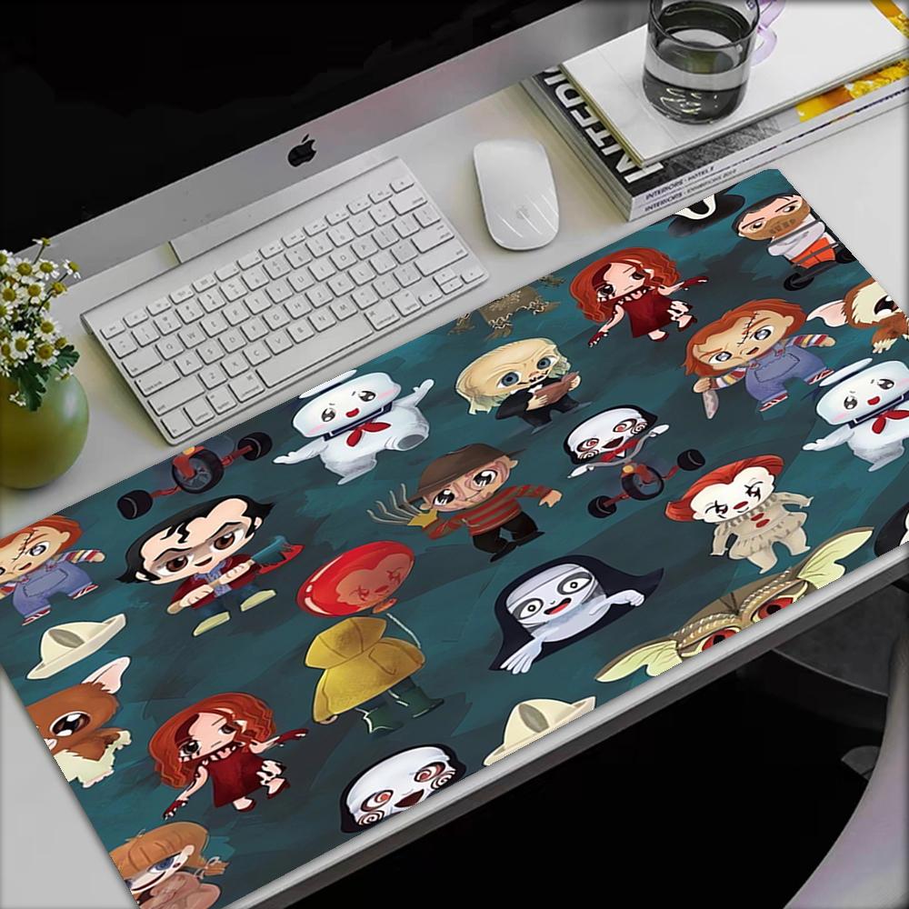 Halloween horror Theme Mouse Pad, Non Slip Rubber Base, Multifunctional Office & Home Decor, Perfect for Workspace Personalization.