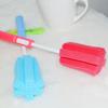 Plastic Baby Bottle Brush Removable Sponge Cleaning Brush Sponge Cup Brush  Wineglass Bottle