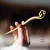 Free Shipping High-End Peach Wood Hairpin for Women – Ancient & Modern Chinese Style