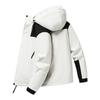 Winter Thickened Cotton-padded Clothes Men and Women Contrasting Color Warm Mountaineering Clothes New Couples Outdoor Graphene Jacket