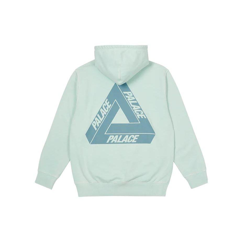 Palace Reacto Tri-Ferg Hood Green Unisex Tops P24CS080