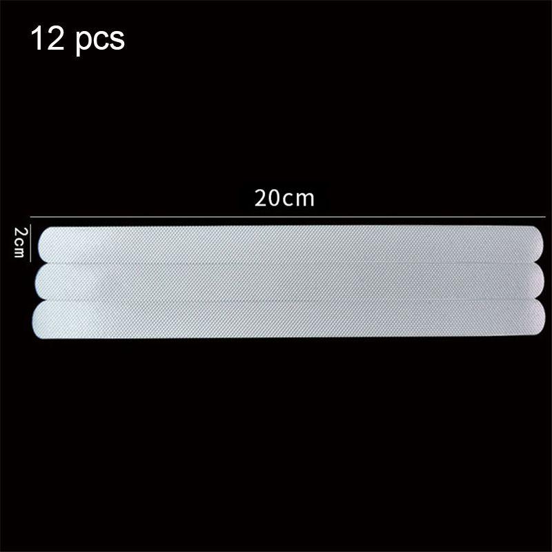 

Slip Anti 12pcs Bath Grip Stickers Non Slip Shower Strips Pad Floor Tape Safety 12pcs