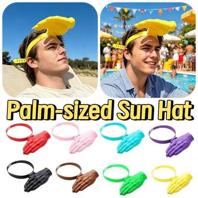 3D-Druck Sonnenschutzkappe Kreatives Hand-Sonnenschild Stirnband Handflächengroßer Sonnenhut Sommersaison