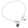 0.3/1m 90 Degrees Micro USB Data Cable Fast Charging Cable Efficient Cable Data Line for Cellphone Tablet Charge Cable
