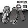 Zinc Alloy Leather Car Key Fob Case For Ford Mustang  Fusion Explorer Mustang Edge F-150 Keyless Key Fob Accessories