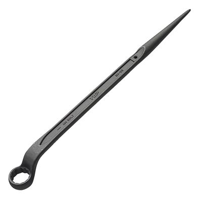 TOP Industrial with Made In Japan (TOP) Single-Ended Open-End Wrench, 24mm, Forged, 60°, Spindle, SM-24, Tsubame-Sanjo,